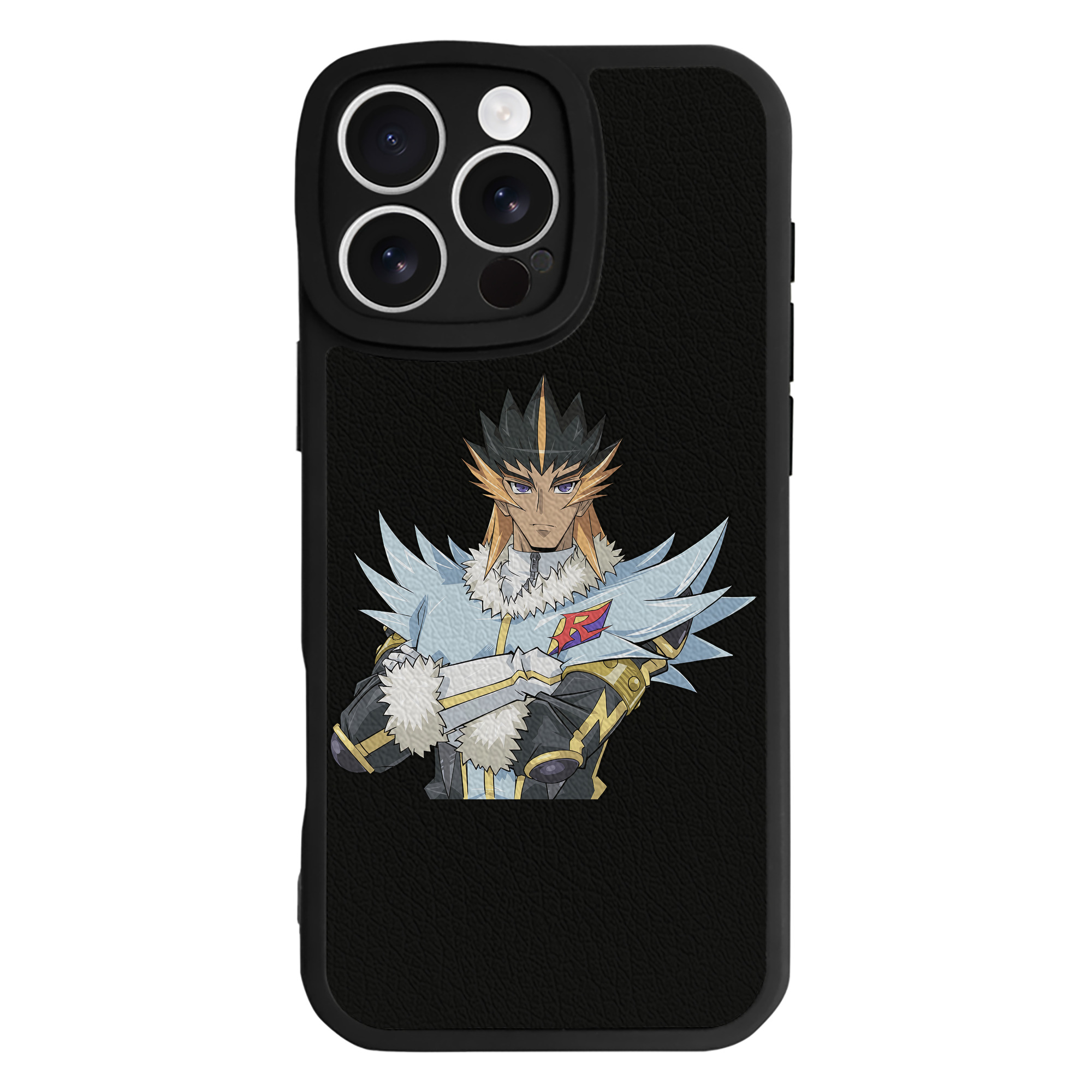 （画像用） 遊☆戯☆王 Yu-Gi-Oh! 【iPhone 16シリーズ対応】シリコンスマホケース（レザー調） 材質：シリコン